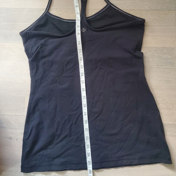 Lululemon Black Power Y Tank Size 8/10 - Picture 9 of 11